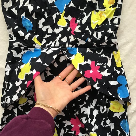 Funky Colourful Abstract Pattern Dress - Picture 4 of 10